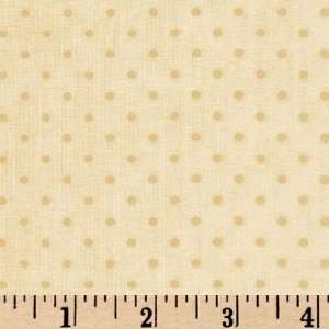   Inn Polka Dots Clotted Cream Fabric By The Yard Arts, Crafts & Sewing