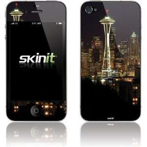  Skinit Seattle Skyline with Space Needle at Night Vinyl Skin 