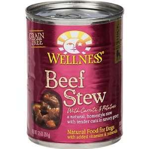  Wellness Beef Stew with Carrots & Potatoes Canned Dog Food 