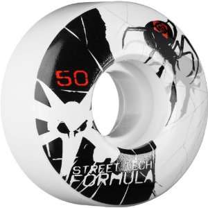  Bones STF Street Tech Formula Skateboard Wheels (Black 