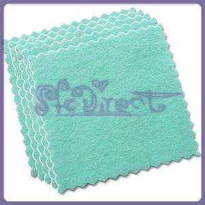 PCs JEWELRY CLEANING POLISHING CLOTH FOR SILVER GOLD  
