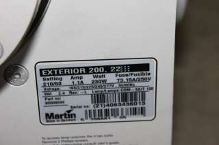 MARTIN EXTERIOR 200 WEATHERPROOF PROJECTOR LIGHT 90509044 NIB  