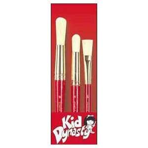   Brushes   Set KD   D (White Bristle Stubby): Arts, Crafts & Sewing