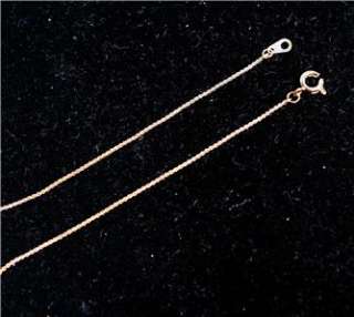 AURUM CLAD Electroplated Thin Chain GOLD NECKLACE 20  