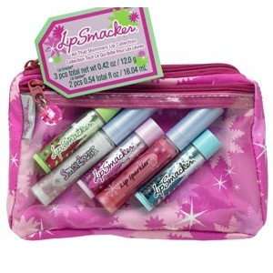  Includes Cosmetic Bag Christmas Edition Lip Smackers Smackers: Beauty