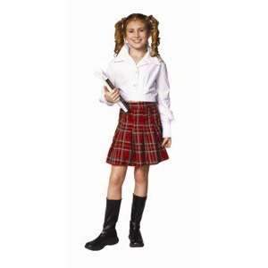 School Girl   Top and Skirt Large Costume: Toys & Games