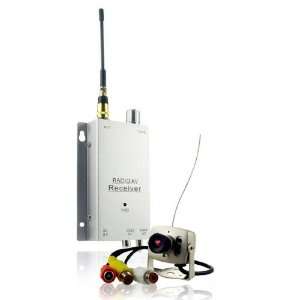  Mini Wireless Low Light Amateur Spy Set   Color Audio 
