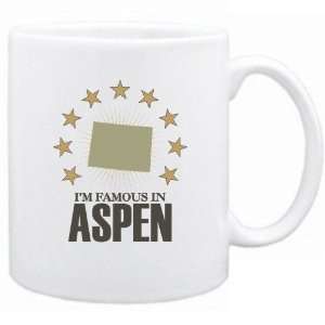    New  I Am Famous In Aspen  Colorado Mug Usa City