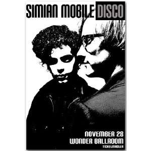  Simian Mobile Disco Poster   Concert Flyer   Delicacies 