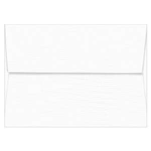  70T A7 Envelopes   5 1/4 x 7 1/4   Cambric Linen Platinum White 
