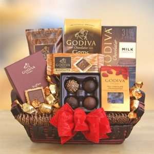 Godiva Signature Celebration Chocolate Gift Basket From California 