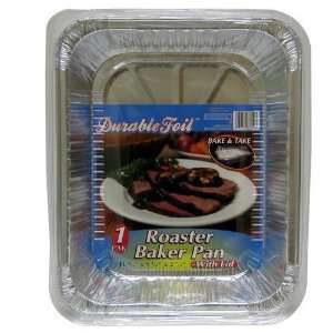  Foil Roast/Baker pan with Lid 11 3/4 x 1/4 x 2 1/2 Case 
