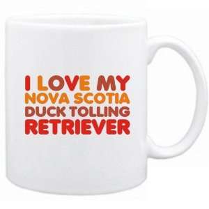   Love My Nova Scotia Duck Tolling Retriever  Mug Dog
