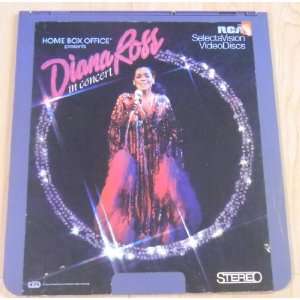  DIANA ROSS In Concert RCA Video Disc 