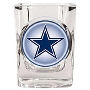  Dallas Cowboys Square Shot Glass   2 oz. Sports 