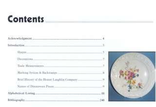Homer Laughlin China Guide to Shapes & Patterns