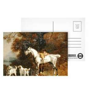   conjoined on canvas) by George Stubbs   Postcard (Pack of 8)   6x4