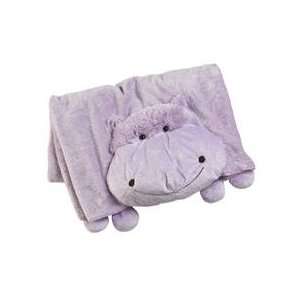  My Pillow Pets Hippo Blanket (Lavender): Toys & Games
