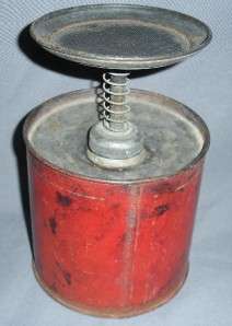 PROTECTOSEAL VINTAGE PLUNGER CAN SAFETY PRODUCT METAL  