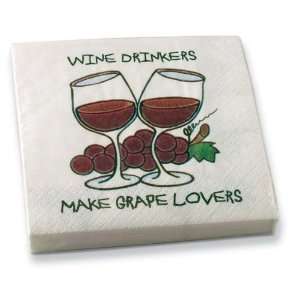  Wine Drinkers Make Grape Lovers Paper Napkins Kitchen 