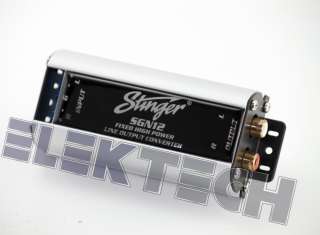 STINGER SGN12 FIXED POWER LINE STEREO OUTPUT CONVERTER 609098797405 