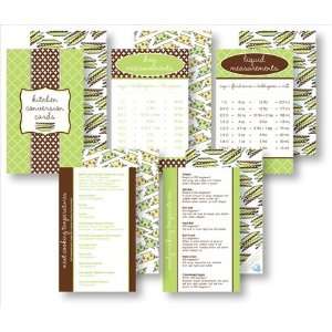  Kitchen Conversion Cards   Preppy Lime & Chocolate