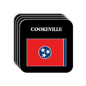  US State Flag   COOKEVILLE, Tennessee (TN) Set of 4 Mini 