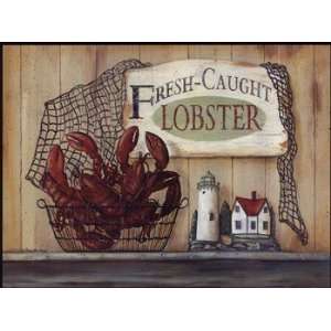    Fresh Caught Lobster   Poster by Pam Britton (12x9)