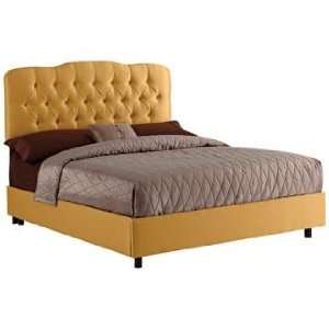  Morning Gold Shantung Tufted Bed (Full)