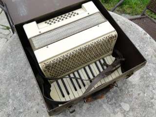   German Hohner Accordion Squeezebox Concertina Old Antique  