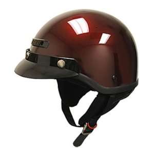   Helmets   Half Motorcycle Helmets with Neck Warmer 40Wine Automotive