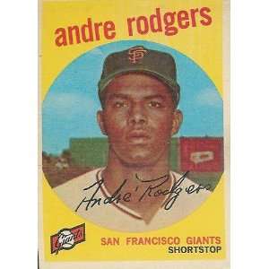  Andre Rodgers 1959 Topps #216 SF Giants 