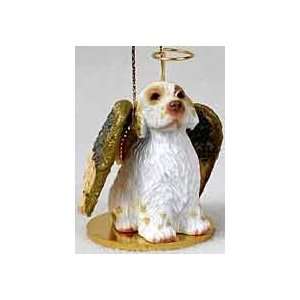  Clumber Spaniel Angel Ornament (MANY BREEDS AVAILABLE 