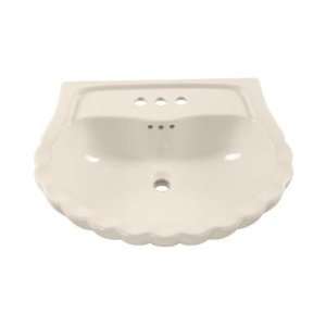 American Standard Seychelle Pedestal Sink Basin With Faucet Holes in 