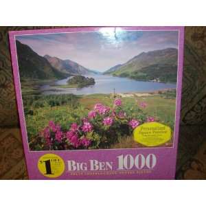   : Glenfinnan Scotland 1000 Piece Puzzle Big Ben Series: Toys & Games