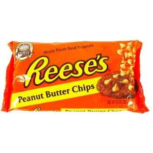 Reeses Peanut Butter Baking Chips 10 oz Grocery & Gourmet Food