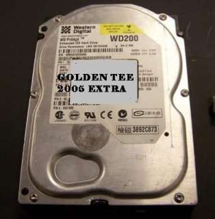 GOLDEN TEE FORE 2005 EXTRA COURSES HARD DRIVE WARRANTY  