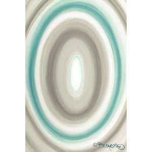  David Bromstad   Concentric Oval #1 Canvas