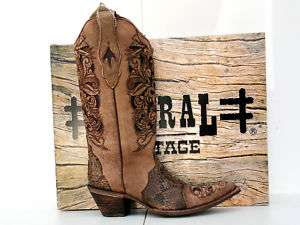 Corral Womens Tooled with Python Inlay Cowgirl Boots  