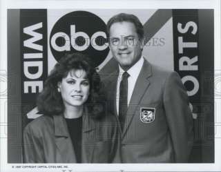   of Becky Dixon and Frank Gifford of ABCs Wide World of Sports  