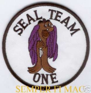 AUTHENTIC US NAVY SEAL TEAM 1 ONE 4 PATCH CORONADO CA  