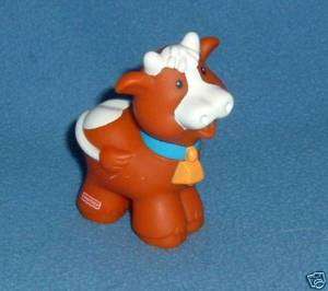 Fisher Price Little People Brown Cow  