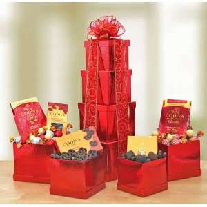 Red Christmas Holiday Godiva Gourmet Grocery & Gourmet Food