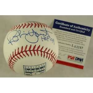  Signed Robin Yount Baseball   HOF * * PSA DNA RY AU 