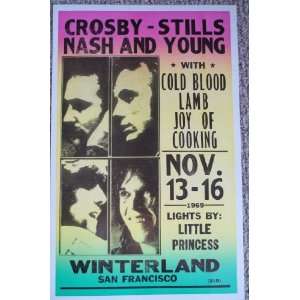  Crosby, Stills, Nash and Young Playing in San Fransisco 
