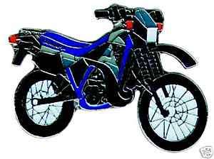 Pin Anstecker Yamaha DT 125 schwarz/blau Motorrad 0652  