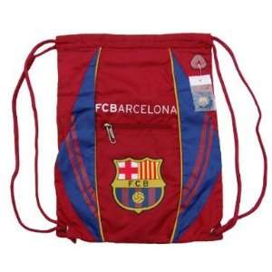  FC Barcelona Cinch Bag   La Liga Soccer Futbol: Sports 