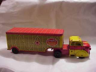 RARE Early Marx Dodge Toy Cattle Livestock Truck 1950s Great 