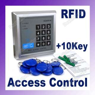 RFID Proximity Door Lock Access Control System+10 Keys  