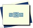   INITIALS NAME IN DEEP BLUE items in Creative Ink Cards 